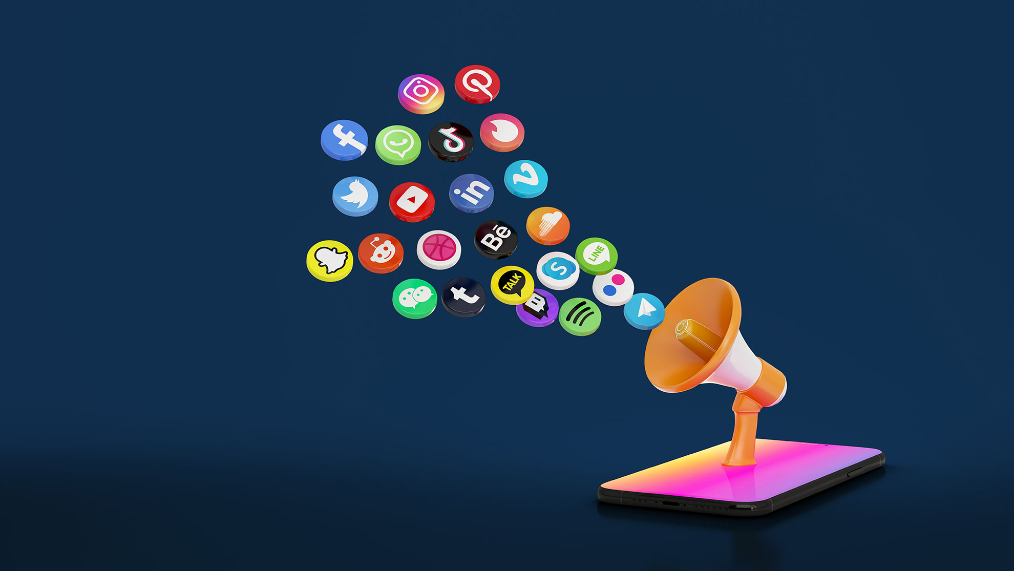 Social Media Motiv