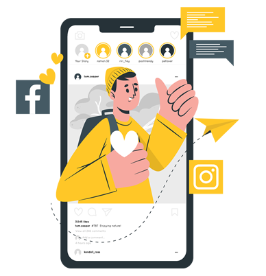 Like Facebook Motiv